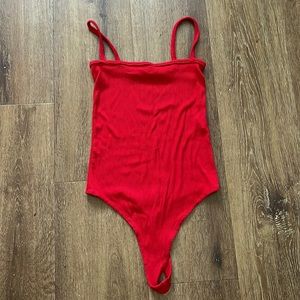 Brandy Melville Red Bodysuit!